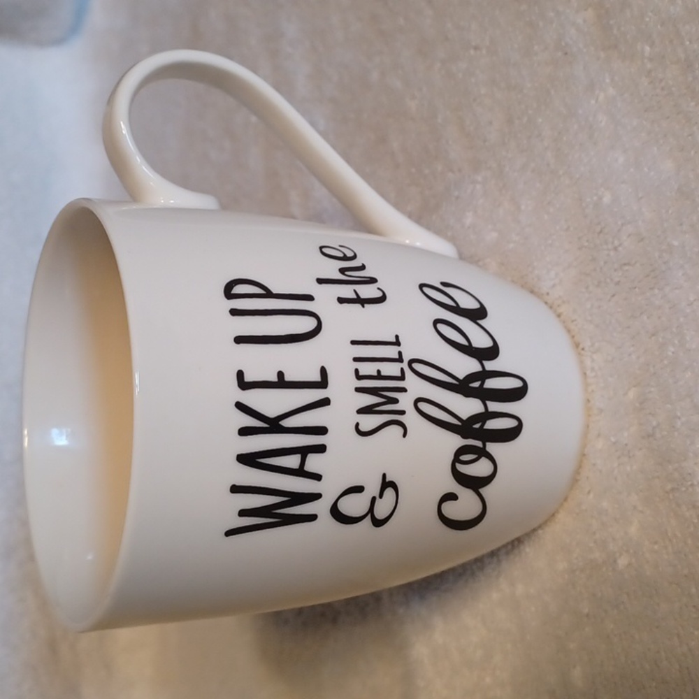 Coffee cup, coffee scented candle 7 oz. Candle